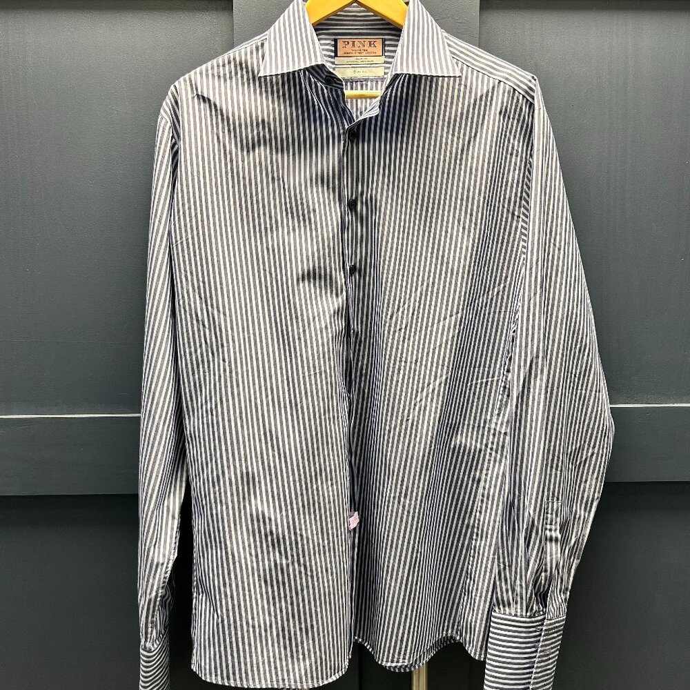 PINK Dress Shirt "Slim Fit" (16.5, 42)